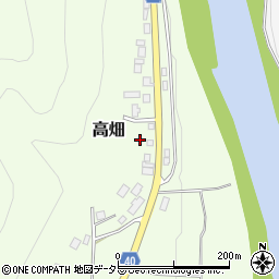 島根県美郷町（邑智郡）高畑周辺の地図