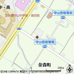 滋賀県守山市金森町512-3周辺の地図