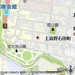 京都府京都市左京区上高野鷺町40周辺の地図