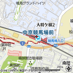 中京競馬場前駅周辺の地図