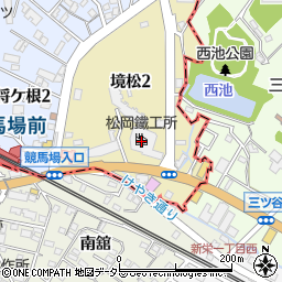 株式会社松岡鐵工所　本社工場周辺の地図