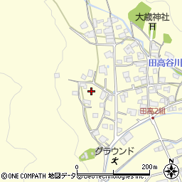 兵庫県西脇市黒田庄町田高716周辺の地図