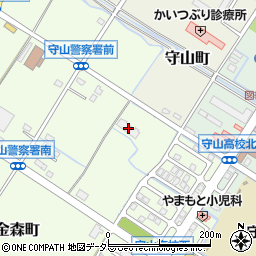 滋賀県守山市金森町575周辺の地図