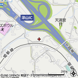 岡山県津山市河辺1376周辺の地図