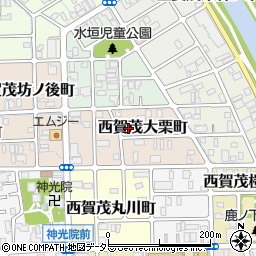 京都府京都市北区西賀茂大栗町50周辺の地図