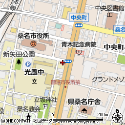 明光義塾桑名教室周辺の地図