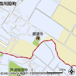 滋賀県守山市森川原町1周辺の地図