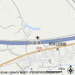 岡山県津山市坪井下1722周辺の地図