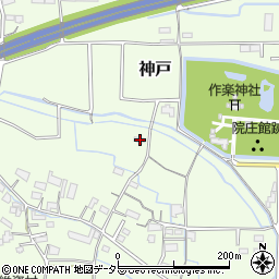 岡山県津山市神戸836周辺の地図