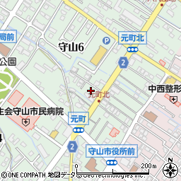 滋賀銀行守山北支店周辺の地図