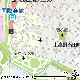 京都府京都市左京区上高野鷺町26周辺の地図