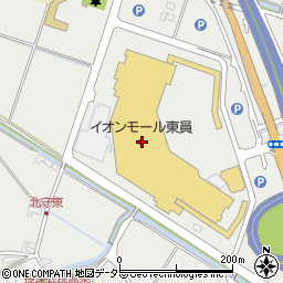 イオン東員店周辺の地図