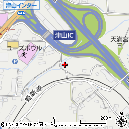 岡山県津山市河辺827周辺の地図