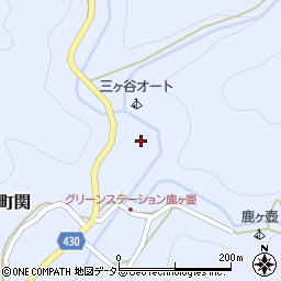 鹿ヶ壷山荘周辺の地図