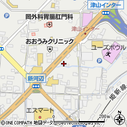 岡山県津山市河辺929周辺の地図
