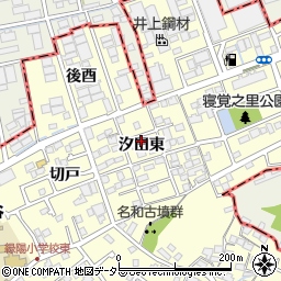 愛知県東海市名和町汐田東27周辺の地図
