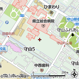 滋賀銀行県立総合病院 ＡＴＭ周辺の地図