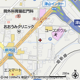 岡山県津山市河辺856周辺の地図