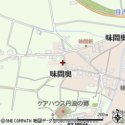兵庫県丹波篠山市味間南398周辺の地図