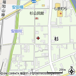 兵庫県丹波篠山市杉126周辺の地図