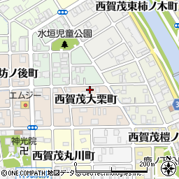 京都府京都市北区西賀茂大栗町37周辺の地図
