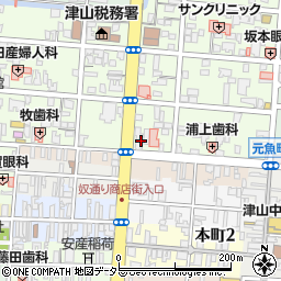Ｄｒ．関塾　津山田町校周辺の地図