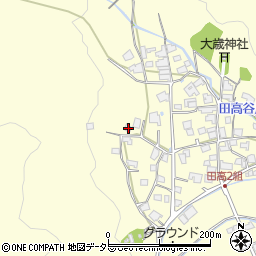 兵庫県西脇市黒田庄町田高773周辺の地図