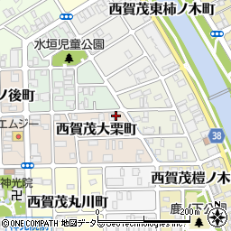 京都府京都市北区西賀茂大栗町41周辺の地図