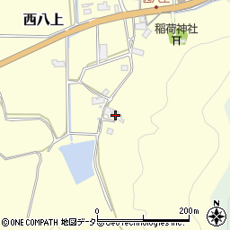 兵庫県丹波篠山市西八上周辺の地図