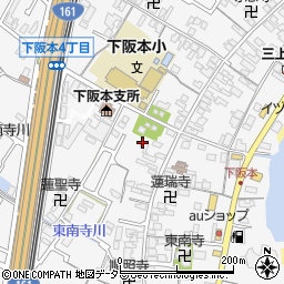 滋賀県大津市下阪本3丁目10周辺の地図