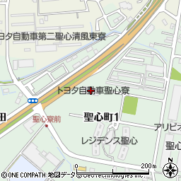 トヨタ自動車聖心寮周辺の地図