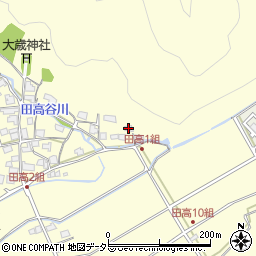 兵庫県西脇市黒田庄町田高511周辺の地図