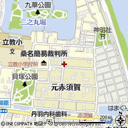 三重県桑名市元赤須賀11周辺の地図