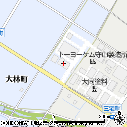 滋賀県守山市大林町570-2周辺の地図
