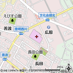 愛知県豊明市西川町広原周辺の地図