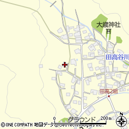 兵庫県西脇市黒田庄町田高767周辺の地図