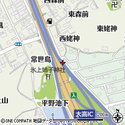愛知県名古屋市緑区大高町（屏所）周辺の地図