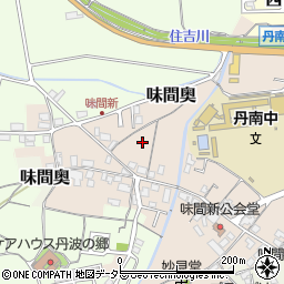 兵庫県丹波篠山市味間新周辺の地図