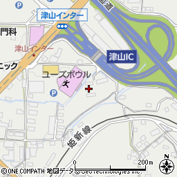 岡山県津山市河辺841周辺の地図