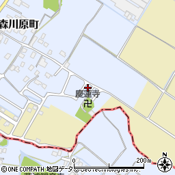 滋賀県守山市森川原町5-2周辺の地図