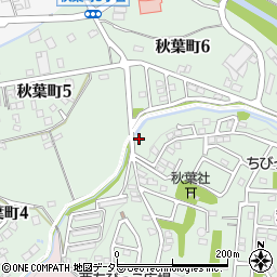 愛知県豊田市秋葉町周辺の地図
