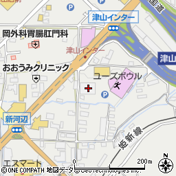 岡山県津山市河辺852周辺の地図