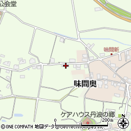 兵庫県丹波篠山市味間南558周辺の地図