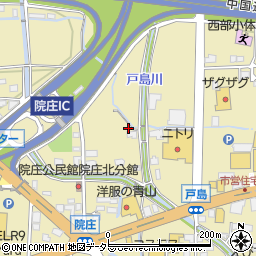 岡山県津山市院庄968周辺の地図