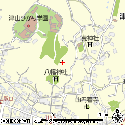 岡山県津山市川崎周辺の地図
