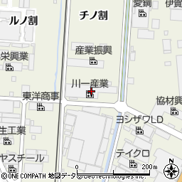 川一産業名古屋支店周辺の地図