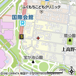京都府京都市左京区岩倉南大鷺町周辺の地図
