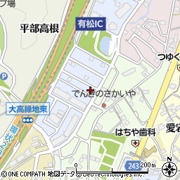 愛知県名古屋市緑区有松南909周辺の地図