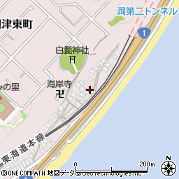 静岡県静岡市清水区興津東町1362周辺の地図