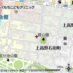 京都府京都市左京区上高野鷺町18周辺の地図